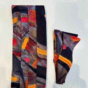 Silk Cummerbund with matching bow tie.